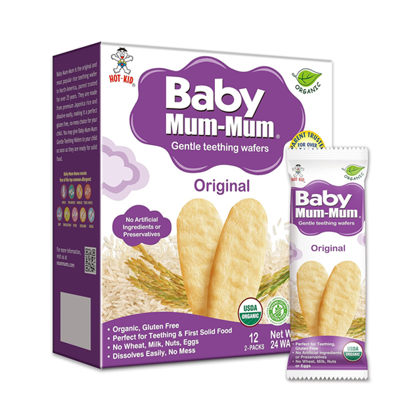 Galleta Baby Mum Mum Original + 6 Meses 50Gr Galletas de arroz
